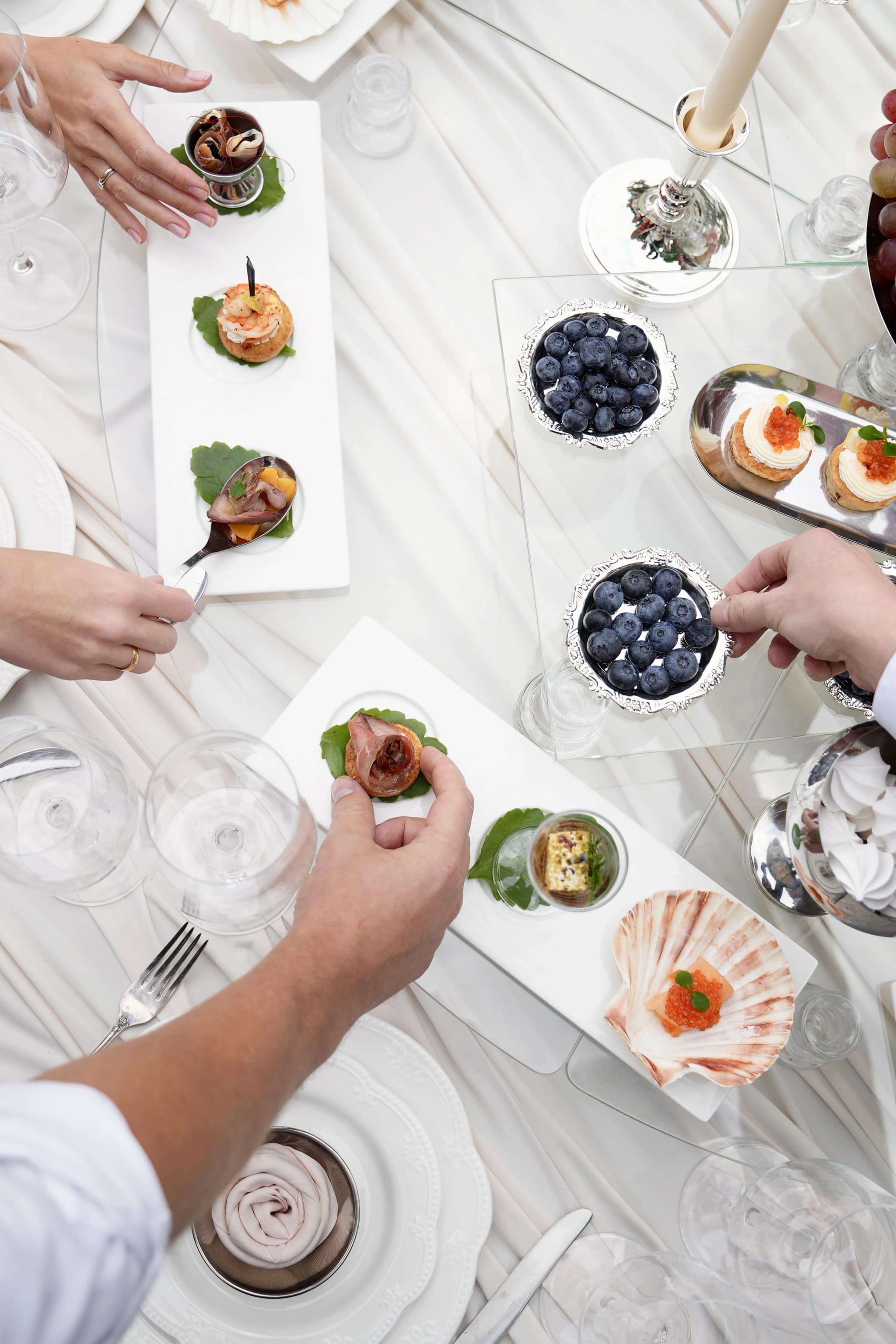 Gourmet wedding appetizers